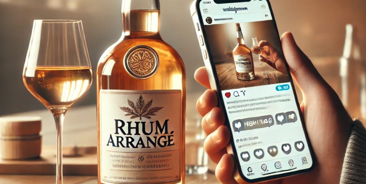 influenceurs rhum smartphone et dégustation