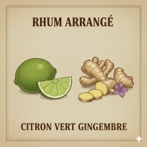 rhum citron gingembre maison eden